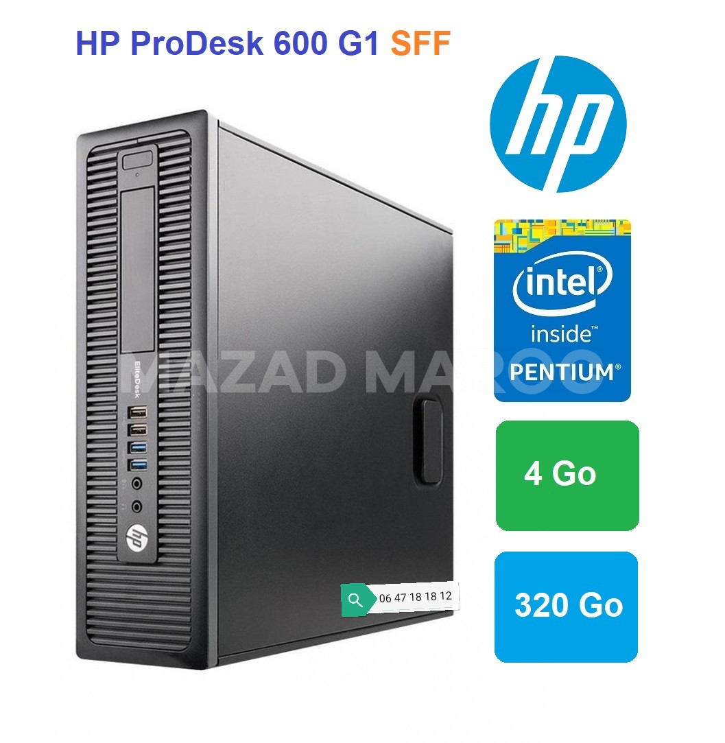 HP ProDesk 600 SFF (G1) G3440 (4e génération)
